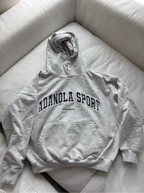 Adanola Sport light Gray Pullover Hoodie